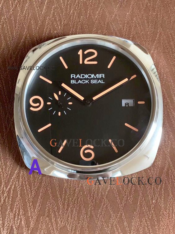 Copy Panerai Radiomir Black Seal PAM00287 Wall Clock Orange Markers Copy Panerai Radiomir Black Seal PAM00287 Wall Clock Orange Markers